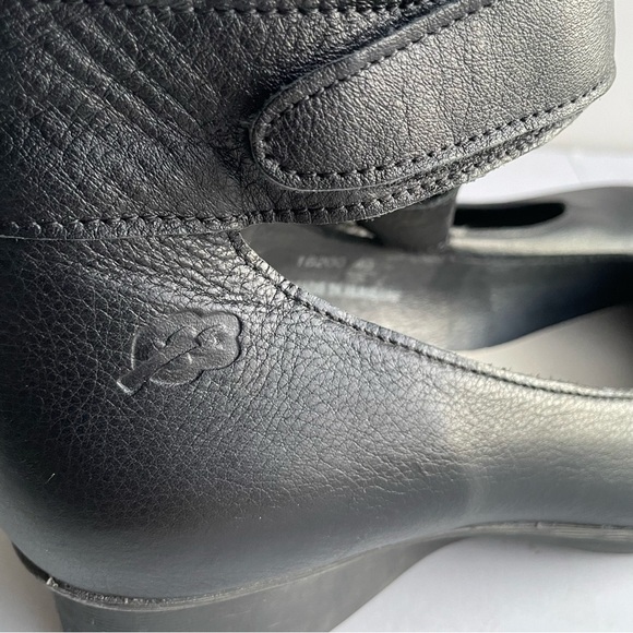 LOINTS OF HOLLAND Sydney Charlotte Shoes US 9.5 Black Mary Jane Ankle Strap Clog - Picture 8 of 17